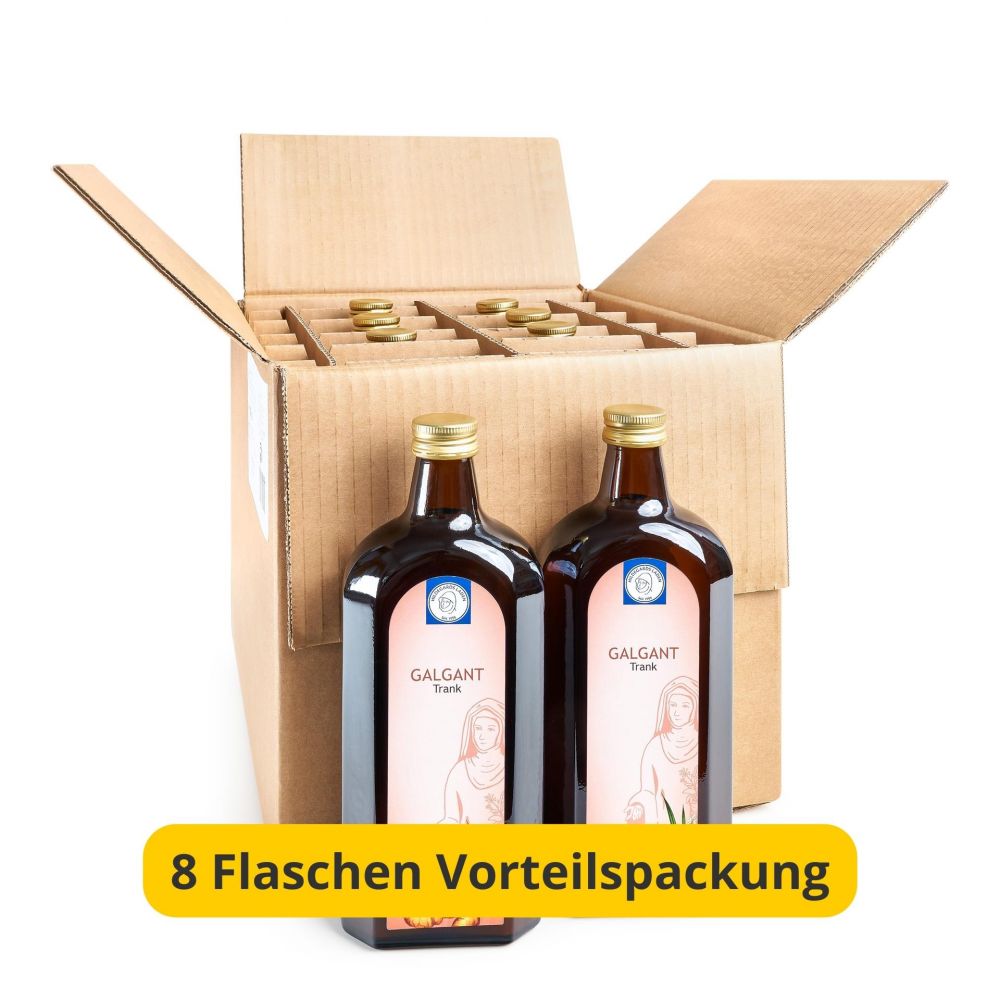 Hildegard von Bingen - Galgant Trank 8 Flaschen Vorteilspackung 4000ml