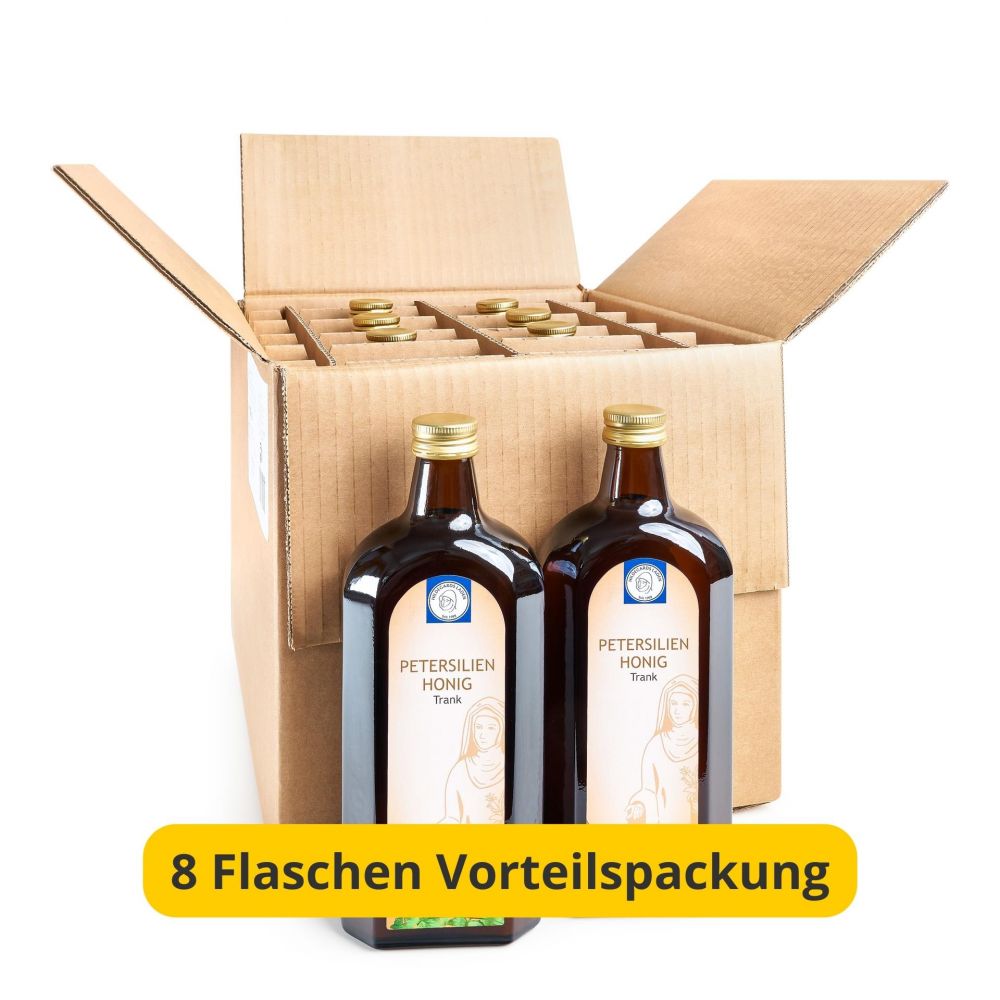 Hildegard von Bingen - Petersilien Honig Trank 8 Flaschen Vorteilspackung 4000ml
