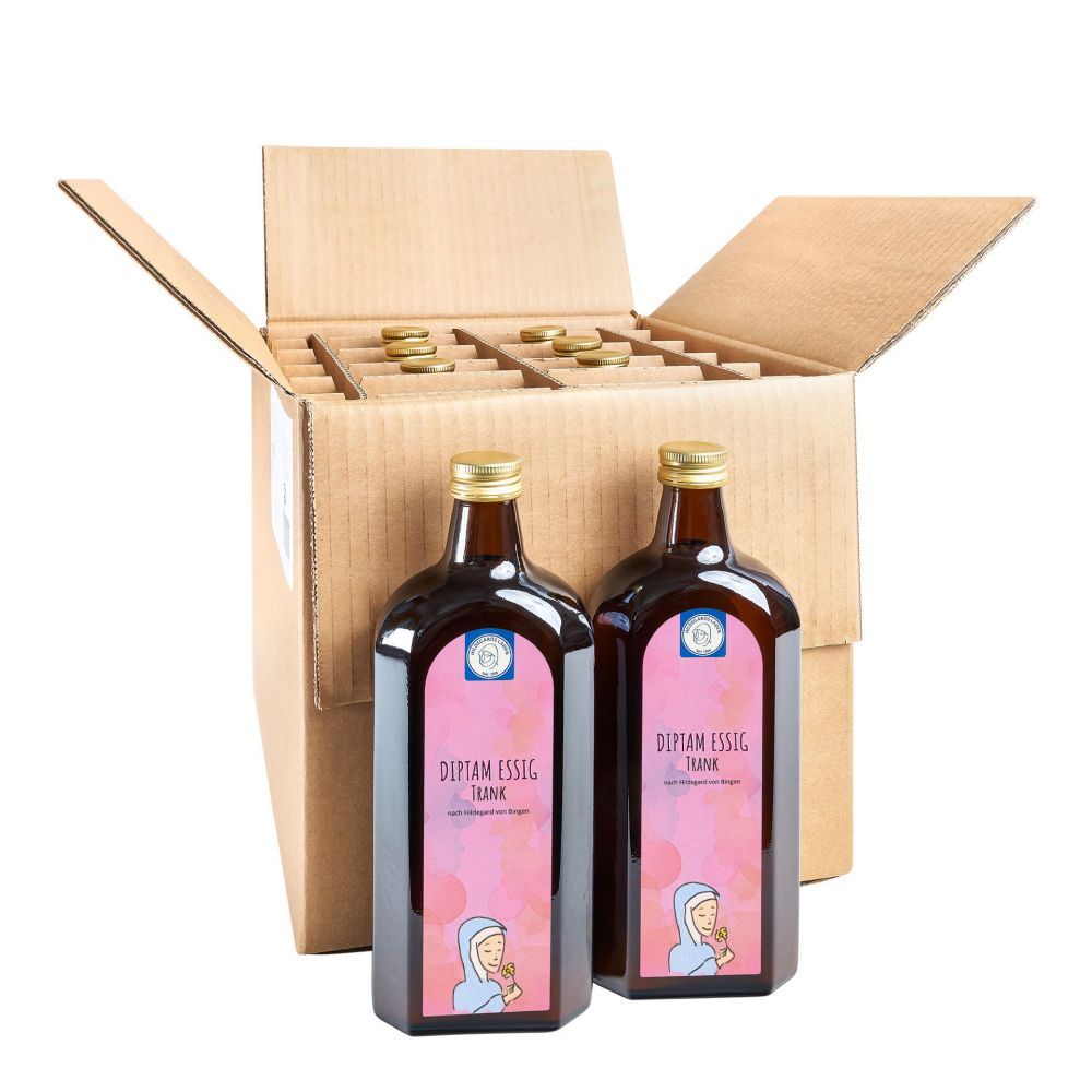Hildegard von Bingen - Diptam Essig Trank 8 Flaschen Kurpackung 4000ml